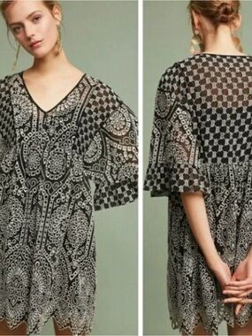 Akemi + Kin Brooke Eyelet Tunic Dress